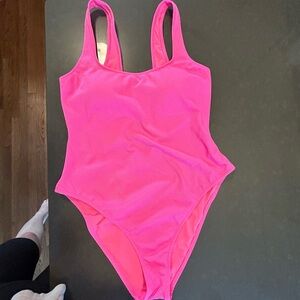 Aerie Shine Rib Cheekiest One Piece Swimsuit
